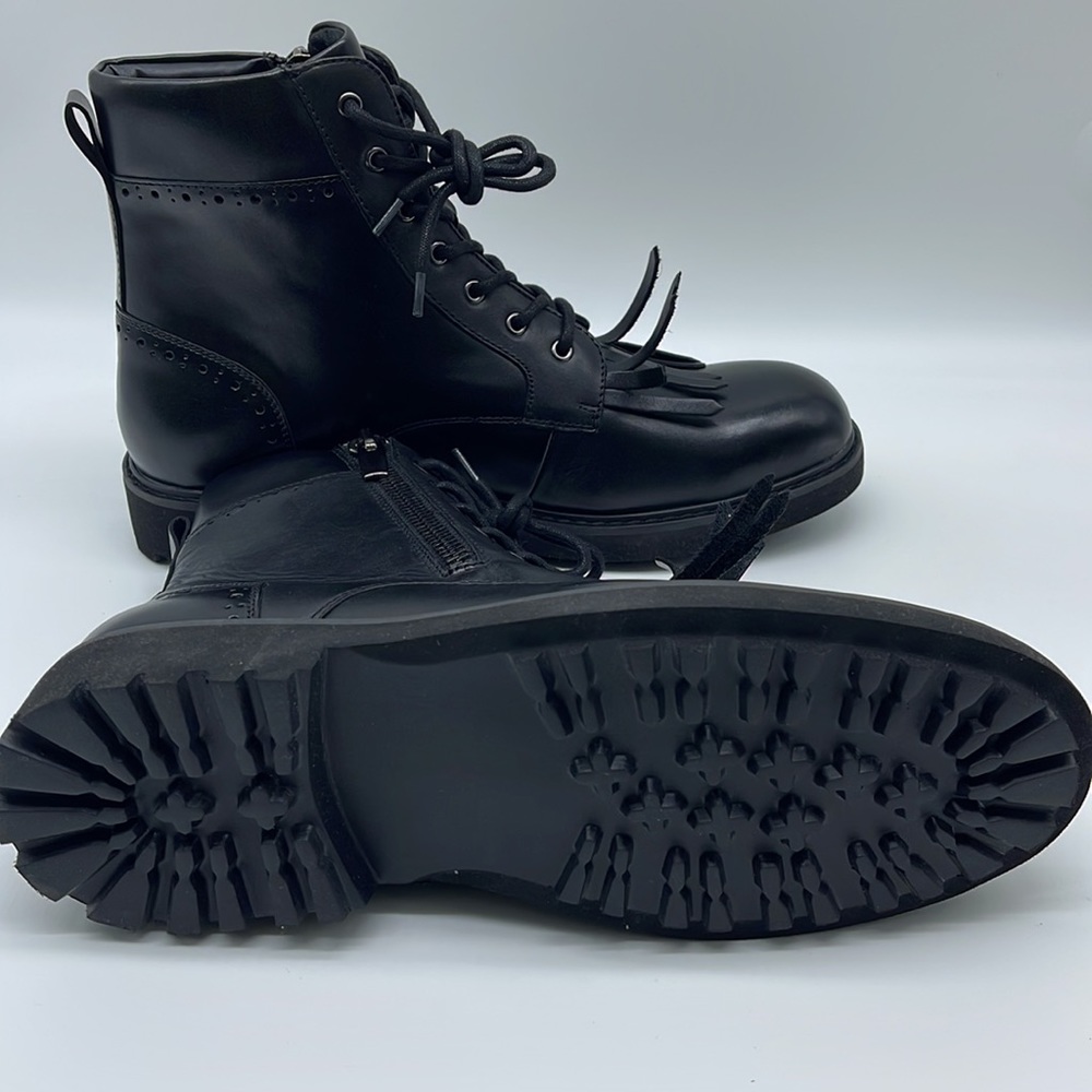 INC International Concepts Men’s Brix Kiltie Leather Boots
